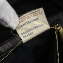 BOTTEGA VENETA INTRECCIATO Handtas Leer Zwart Goud Auth mr2087-12