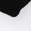 BALENCIAGA Clutch Bag knitted Fabrics Black Silver Auth mr2097-16