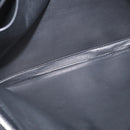 BALENCIAGA Clutch Bag knitted Fabrics Black Silver Auth mr2097-10