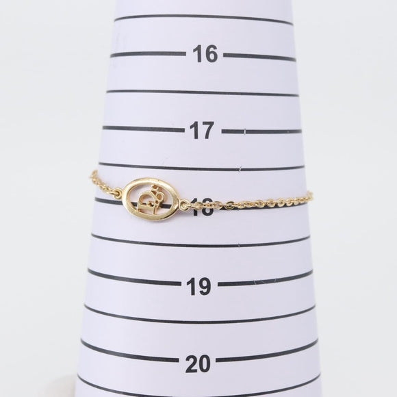 Christian Dior Bracelet metal Gold Auth mr2098