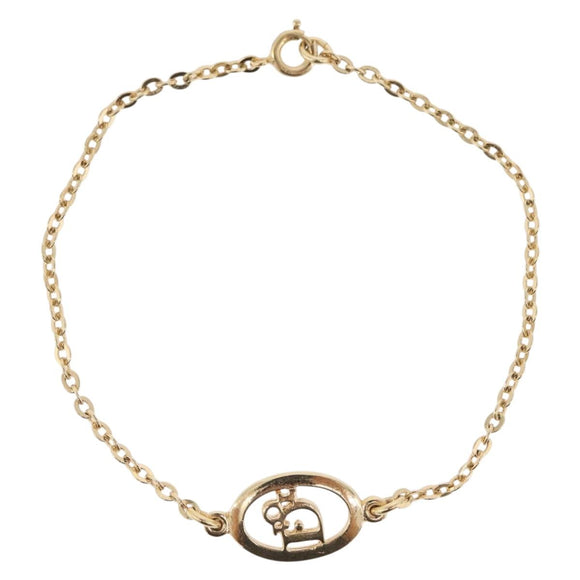 Christian Dior Bracelet metal Gold Auth mr2098