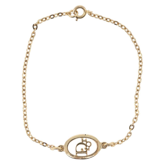 Christian Dior Bracelet metal Gold Auth mr2098