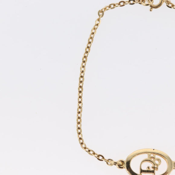 Christian Dior Bracelet metal Gold Auth mr2098