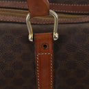 CELINE Macadam Canvas Hand Bag PVC Leather 4 Set Brown Auth mr2100-10