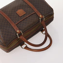 CELINE Macadam Canvas Hand Bag PVC Leather 4 Set Brown Auth mr2100-12