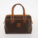 CELINE Macadam Canvas Hand Bag PVC Leather 4 Set Brown Auth mr2100-15