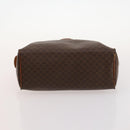 CELINE Macadam Canvas Hand Bag PVC Leather 4 Set Brown Auth mr2100-19