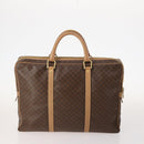 CELINE Macadam Canvas Hand Bag PVC Leather 4 Set Brown Auth mr2100-3