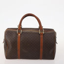 CELINE Macadam Canvas Hand Bag PVC Leather 4 Set Brown Auth mr2100-9