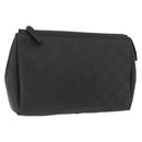 GUCCI GG Canvas Clutch Bag Nylon Black Silver 014 1126 Auth mr2106-1