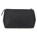 GUCCI GG Canvas Clutch Bag Nylon Black Silver 014 1126 Auth mr2106-3