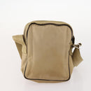 BURBERRY Nova Check Blue Label Bag Leather Nylon 5 Set Blue Brown Auth mr2107-23