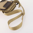 BURBERRY Nova Check Blue Label Bag Leather Nylon 5 Set Blue Brown Auth mr2107-24
