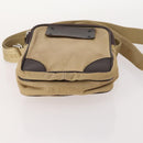 BURBERRY Nova Check Blue Label Bag Leather Nylon 5 Set Blue Brown Auth mr2107-25
