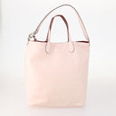BALLY Hand Bag Leather 3 Set Black Pink Auth mr2113-3