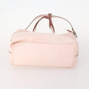 BALLY Hand Bag Leather 3 Set Black Pink Auth mr2113-7