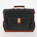 BALLY Hand Bag Leather 3 Set Black Pink Auth mr2113-9
