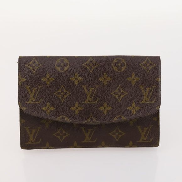 LOUIS VUITTON Monogram Clutch Bag 4 Set LV Auth mr2115