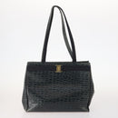 Salvatore Ferragamo Bag Leather nylon 4 Set Black Beige white Auth mr2116-2