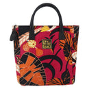 GIVENCHY Tote Bag Canvas Multicolor Gold Auth mr2117-2