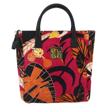 GIVENCHY Tote Bag Canvas Multicolor Gold Auth mr2117 - 0