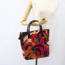 GIVENCHY Tote Bag Canvas Multicolor Gold Auth mr2117-23