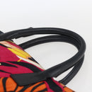 GIVENCHY Tote Bag Canvas Multicolor Gold Auth mr2117-8