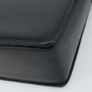 CELINE Shoulder Bag Leather Black Gold Auth mr2124A-16