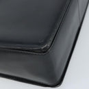 CELINE Shoulder Bag Leather Black Gold Auth mr2124A-10