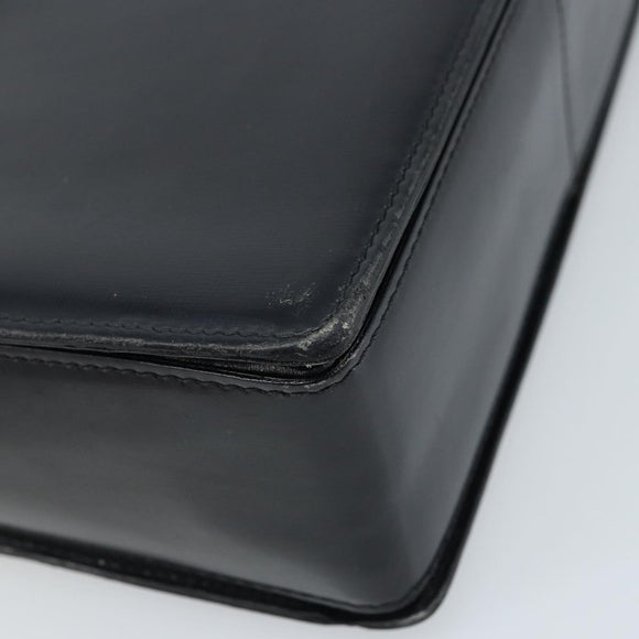 CELINE Shoulder Bag Leather Black Gold Auth mr2124A