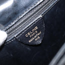CELINE Shoulder Bag Leather Black Gold Auth mr2124A-12