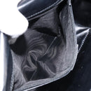 CELINE Shoulder Bag Leather Black Gold Auth mr2124A-22
