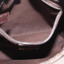 GUCCI GG Canvas Shoulder Bag Beige Silver 122793 Auth mr2126-23