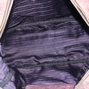 PRADA Hand Bag Leather Purple Silver Auth mr2128-19