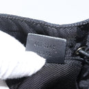 GUCCI GG Canvas Shoulder Bag Black Silver 001 3748 Auth mr2131-21