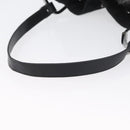 GUCCI GG Canvas Shoulder Bag Black Silver 001 3748 Auth mr2131-7