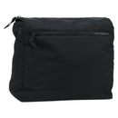 BOTTEGA VENETA Clutch Bag Nylon Black Auth mr2132-1