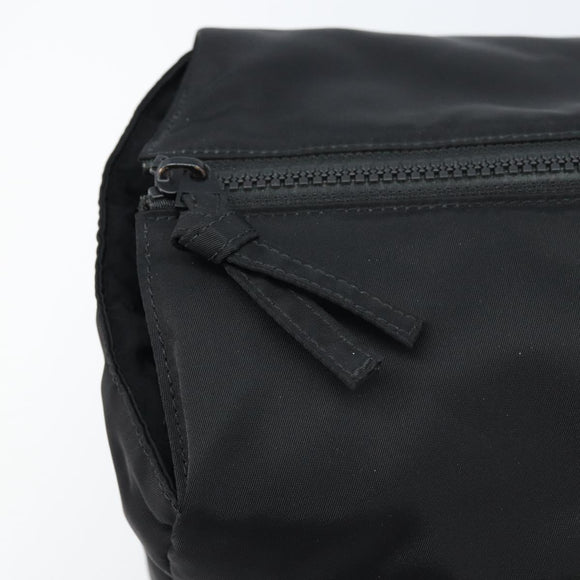 BOTTEGA VENETA Clutch Bag Nylon Black Auth mr2132