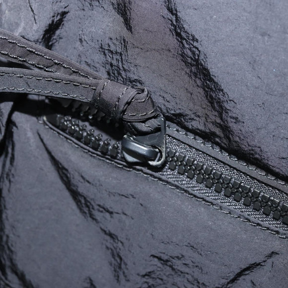 BOTTEGA VENETA Clutch Bag Nylon Black Auth mr2132
