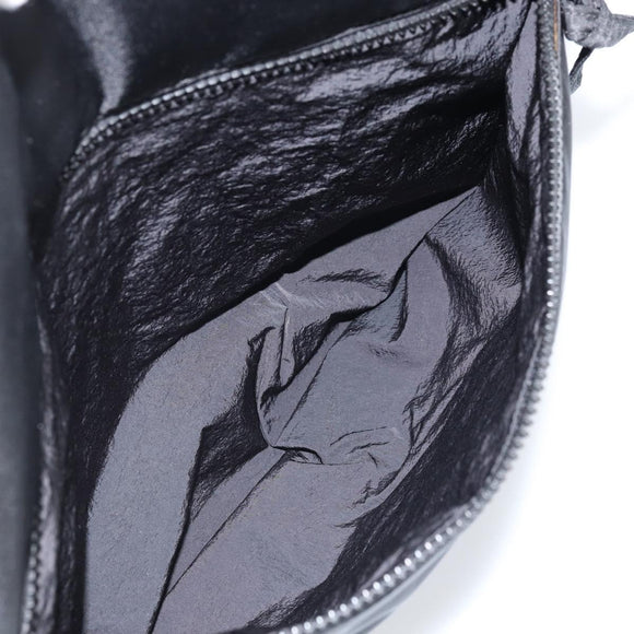 BOTTEGA VENETA Clutch Bag Nylon Black Auth mr2132
