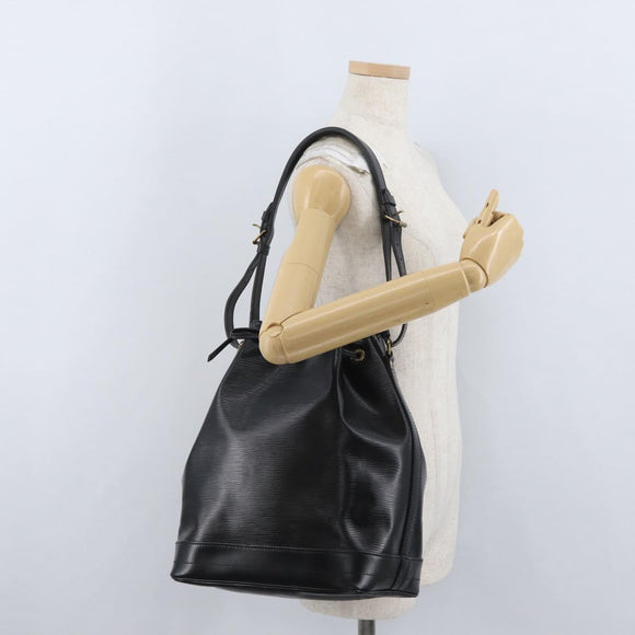 LOUIS VUITTON Epi Noe Shoulder Bag Black M44002 LV Auth mr2136A