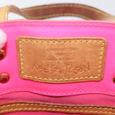 LOUIS VUITTON Monogram Vernis Fluo Reade PM Bag Pink Orange M91903 Auth mr2138-18