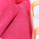 LOUIS VUITTON Monogram Vernis Fluo Reade PM Bag Pink Orange M91903 Auth mr2138-20