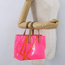 LOUIS VUITTON Monogram Vernis Fluo Reade PM Bag Pink Orange M91903 Auth mr2138-22
