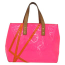 LOUIS VUITTON Monogram Vernis Fluo Reade PM Bag Pink Orange M91903 Auth mr2138-2