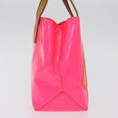 LOUIS VUITTON Monogram Vernis Fluo Reade PM Bag Pink Orange M91903 Auth mr2138-3