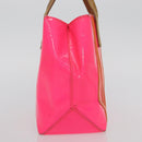 LOUIS VUITTON Monogram Vernis Fluo Reade PM Bag Pink Orange M91903 Auth mr2138-4