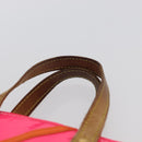 LOUIS VUITTON Monogram Vernis Fluo Reade PM Bag Pink Orange M91903 Auth mr2138-8