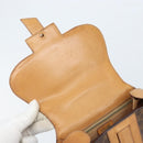 CELINE Macadam Canvas Handtas PVC Leer Bruin Goud Auth mr2139A-15