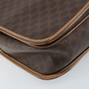 CELINE Macadam Canvas Umhängetasche PVC Leder Auth mr2142-15